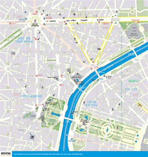 6 Best Images Of Printable De Paris Paris France Map Paper City