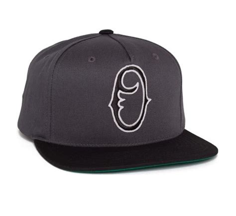 Obey Staple Snapback Cap Greyblack Consortium