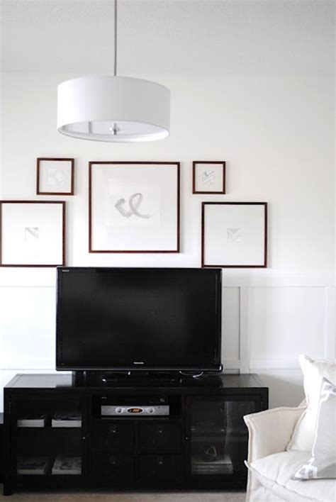 How to decorate a tall wall above a tv. 30 Ways To Decorate The TV wall - Bored Art