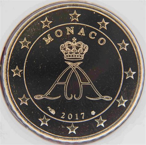Monaco Euro Coins Unc 2017 Value Mintage And Images At Euro Coinstv