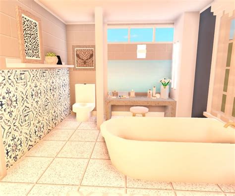 Bloxburg Bathroom Ideas Blush