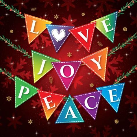 Love Joy Peace Christmas Cards Just Cards Direct Christian