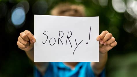 Sorry for the delay in replying is the standard phrase in bre. Teaching Kids to Apologize Without Saying "Say Sorry ...