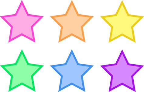Shine Bright With Stars Clipart Perfect For Any Occasion