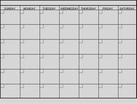 Dashing Blank Calendar 6 Week Blank Calendar Template Calendar