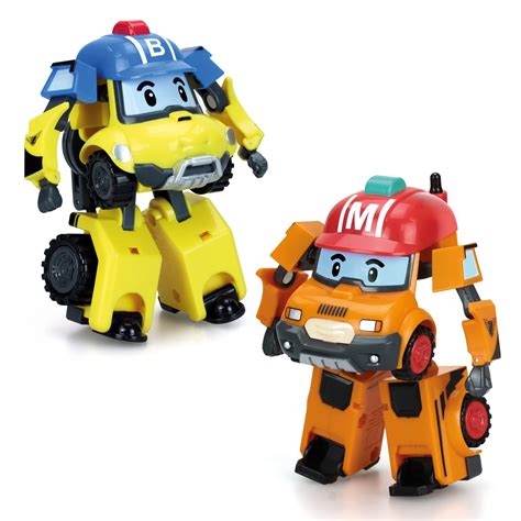 Buy Robocar Poli 2 Pack Mark Bucky Transforming Robot Toys 4