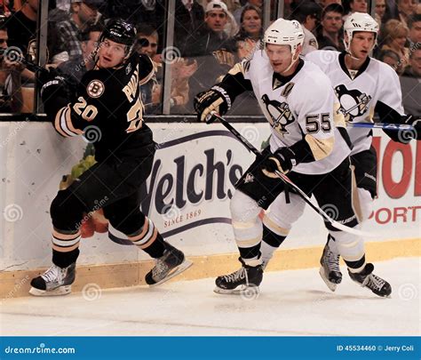 Sergei Gonchar Pittsburgh Penguins 55 Obraz Editorial Obraz