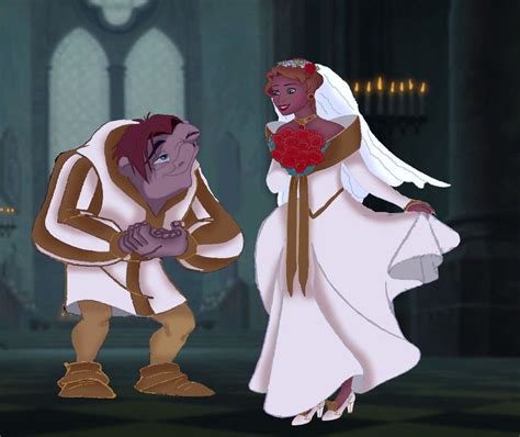 Quasimodo And Madellaine Wedding By Azulalover On Deviantart Disney Princess Quotes Disney