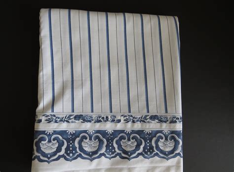 We provide quality, value and service to a vast array of customers throughout the us and the world. Ralph Lauren QUEEN Flat Sheet - Palm Harbor Blue Stripe - Blue Medallion Porcelain Collection ...