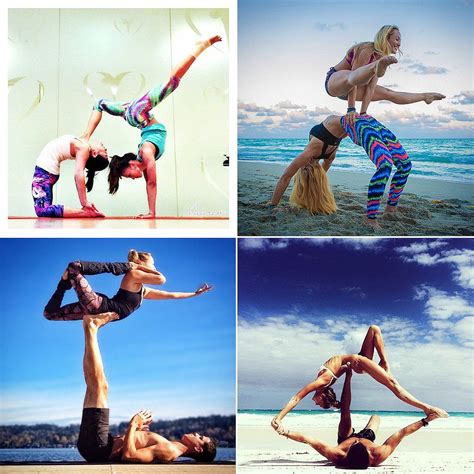 Gorgeous Shots Of Couples Doing Yoga To Inspire Your Day Partner Yoga Poses Yoga Pictures