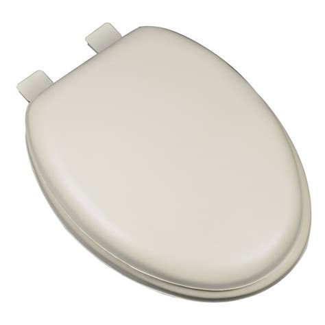 Toilet Seat With Cover Elongated Closed Front Standard Close Bone
