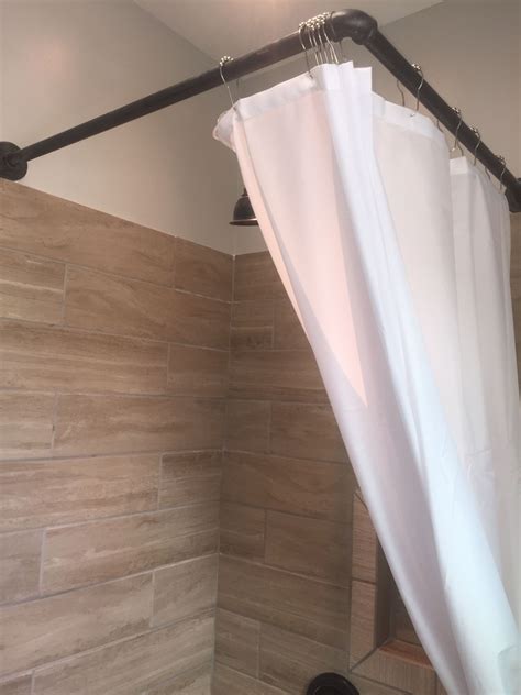 Diy Shower Curtain Rod Diy Shower Curtain Corner Shower Curtain Rod