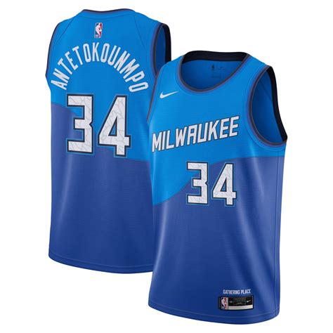 Giannis antetokounmpo milwaukee bucks #34 official youth swingman jersey. Milwaukee Bucks Nike City Edition Swingman Jersey ...