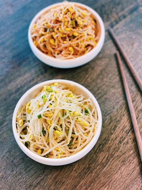 Korean Bean Sprout Side Dish Kongnamul Muchim Tiffy Cooks