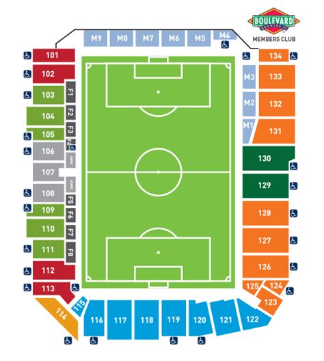 Kauffman Stadium Seating Map