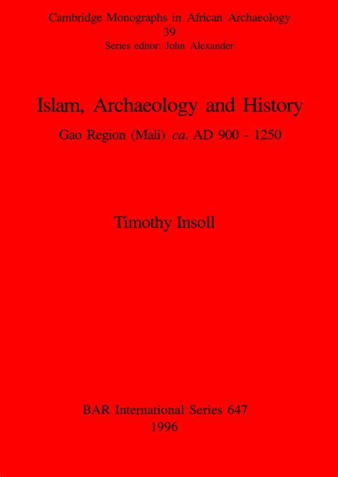 Language English Islam Archaeology And History
