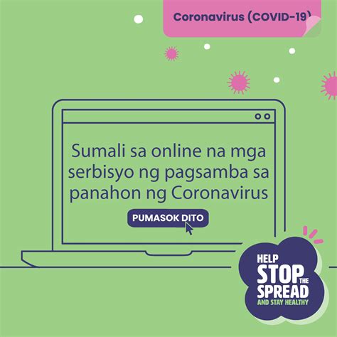 Coronavirus Covid 19 Social Sumali Sa Online Na Mga Serbisyo Ng