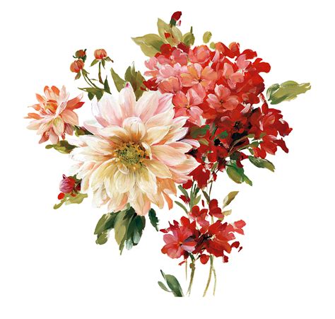 Decoupage Flower Flower Painting Flower Painting Png Flower Pattern