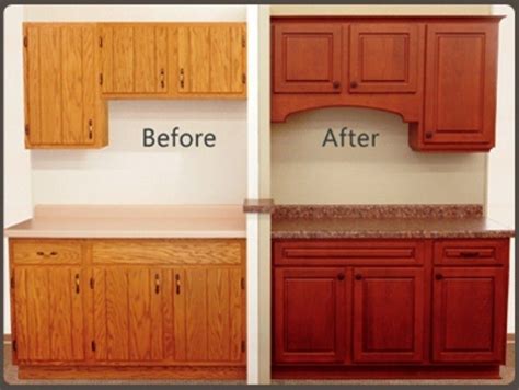 Those are 10 fabulous diy kitchen cabinets refacing ideas that you can try at home. Cabinet Refacing Before And After | Refacing kitchen ...