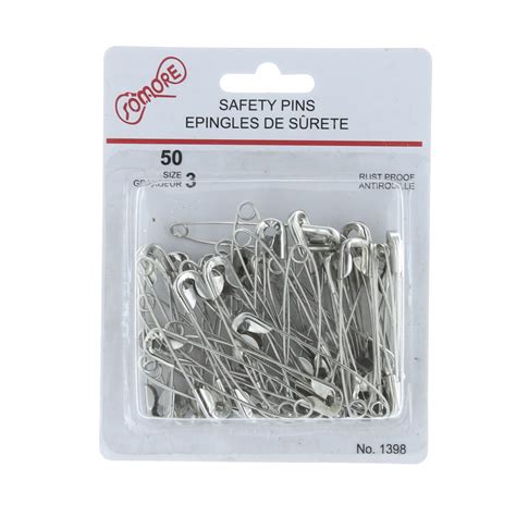Lot Of 100 Size 3 Rust Proof 2 Metal Safety Pins Craft Quilting Sewing