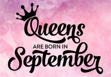 Queens Are Born In September Svgbirthday Svgqueen Svgqueens Etsy
