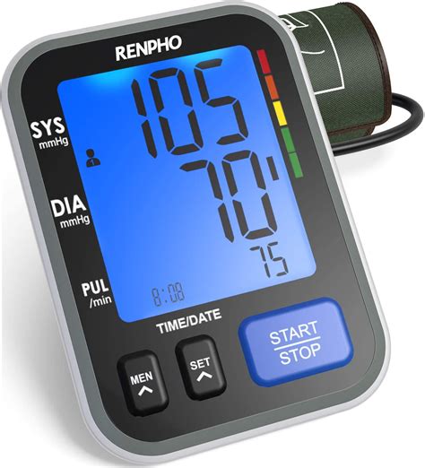 Renpho Blood Pressure Monitor Upper Arm For Home Use With Speaker