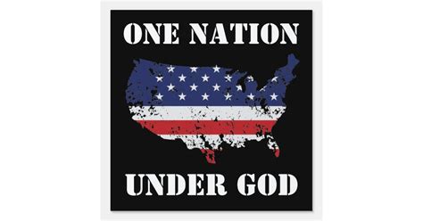 One Nation Under God Sign Zazzle