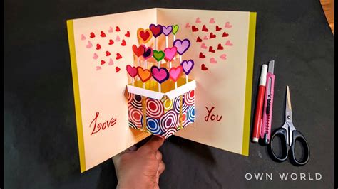 Beautiful Birthday Greeting Card Idea Diy Birthday Pop Up Card Diy