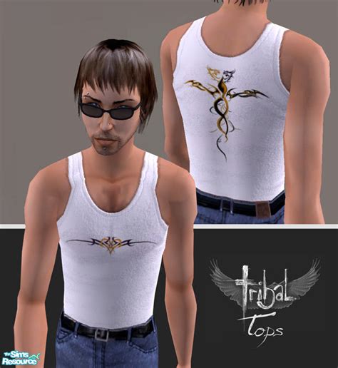 The Sims Resource Tribal Tops Se7en Styles 05