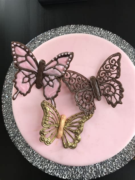 Chocolate Butterfly Tutorial Using Wilton Candy Melts Piped Designs