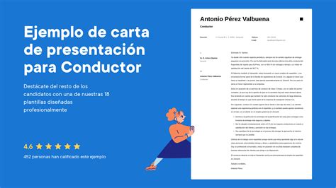 Ejemplos De Carta De Presentación Para Conductor 2024 · Cvappes