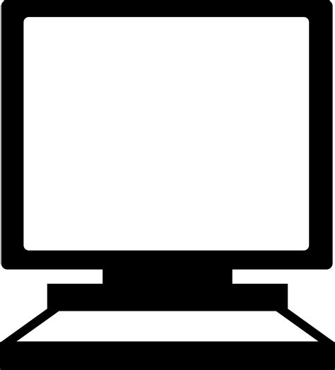 Computer Icon Black Background Computerjulll