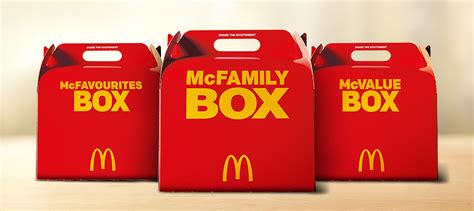 Dinner Boxes Mcdonalds Australia