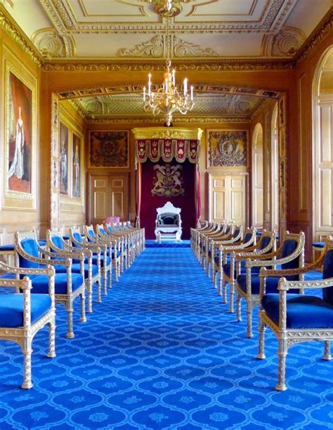 Gartner Throne Room At Windsor Castle Uk Windsor Castle