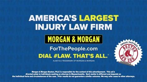 morgan and morgan law firm tv spot time matters size matters ispot tv
