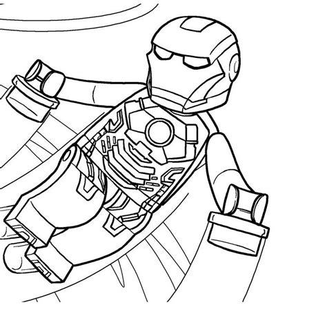 Iron man, iron man (infinity war): Lego Marvel Printable Coloring Pages by Diana | Lego para ...