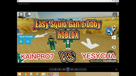 Easy Squid Game Obby En Roblox Youtube