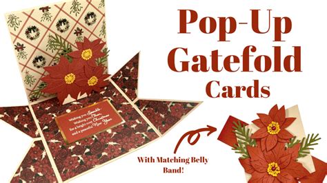 Pop Up Gatefold Cards Mixed Up Craft