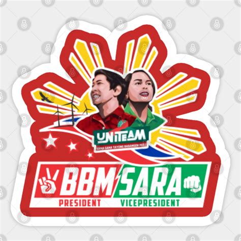 Bbm Sara 2022 Bandila Bbm Sticker Teepublic