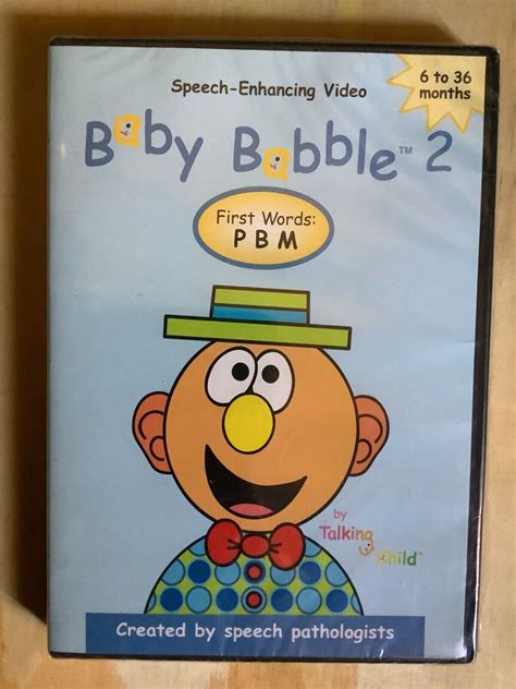 Baby Babble Speech Enhancing Dvd Video For Babies And Toddlers New