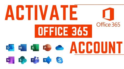 How To Activate Office 365 Office 365 Activation Youtube
