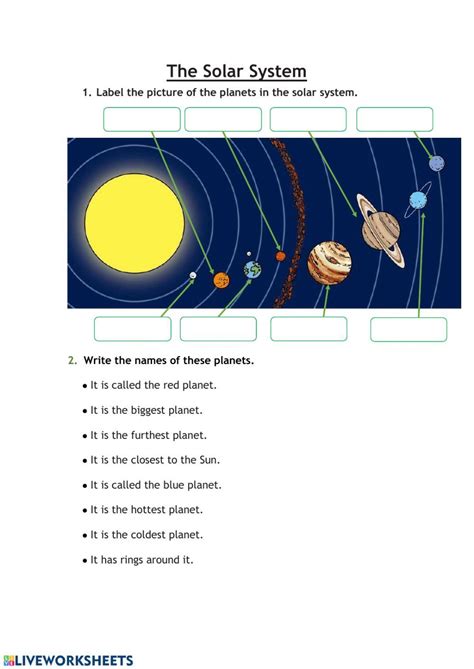 Homeschool Worksheets Kindergarten Worksheets Solar System Coloring