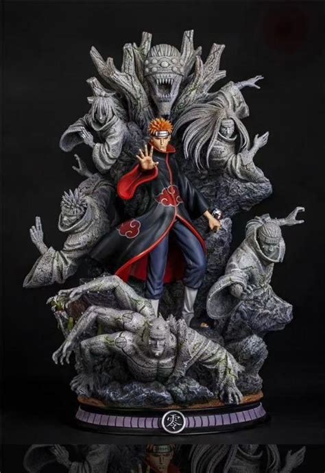 Po Clouds Studio Naruto Six Paths Pain Statue Figure Hobbies