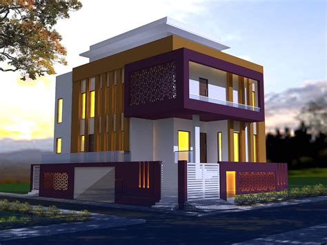 Complete House Exterior 3d Model By Mm2endra