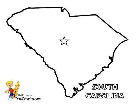 South Carolina Coloring Page Coloring Pages