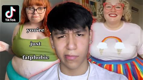 tiktok cringe fat acceptance videos reacting to body positivity tiktoks youtube