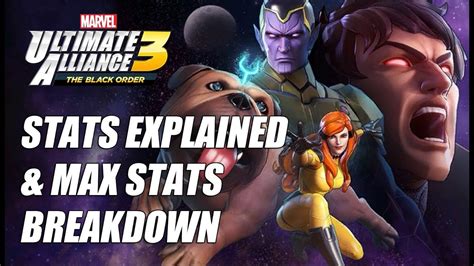 Stats Explained Includes Max Stats Spreadsheet Marvel Ultimate