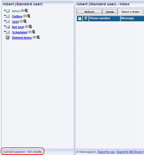 No credit card details or personal information beyond. SMS Gateway - Billing System, Accounting system configuration