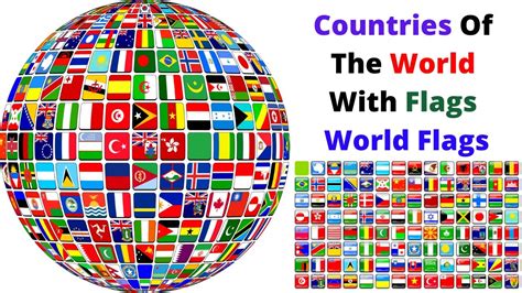 Countries Of The World With Flags World Flags Youtube