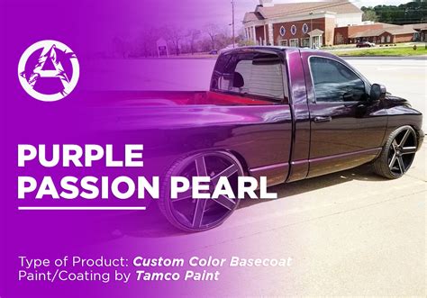 Purple Passion Pearl Project Photos Tamco Paint Alpha Pigments